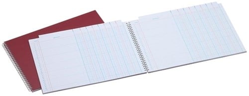 Tabellarisch register Atlanta 247x351mm 2x8kolommen 108blz
