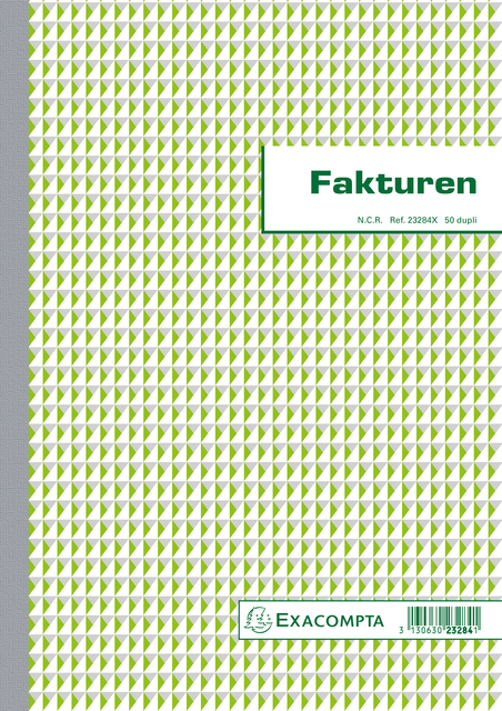 Kasboek Exacompta Manifold facturen dupli 50vel afbeelding