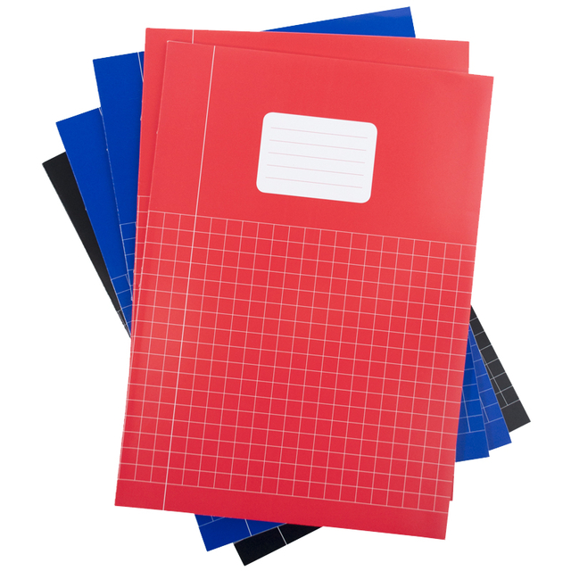 Schrift Verhaak Basic A4 ruit 10x10mm 80blz 60gr assorti afbeelding