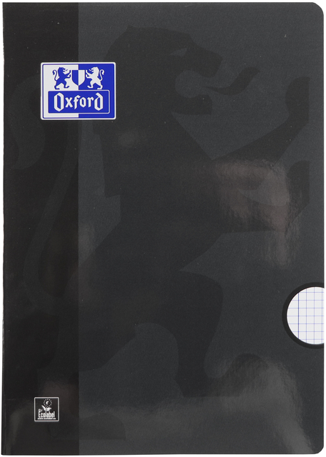 Schrift Oxford School A4 ruit 5x5mm 72 pagina's 80gr assorti — Foto 2 van 2