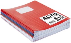 Schrift SOHO Basic A5 ruit 10x10mm 80 pagina's 60gr assorti