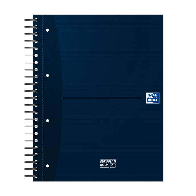 Collegeblok Oxford Office Essential Europeanbook A4+ 4gaats 120pag ass — Foto 2 van 2