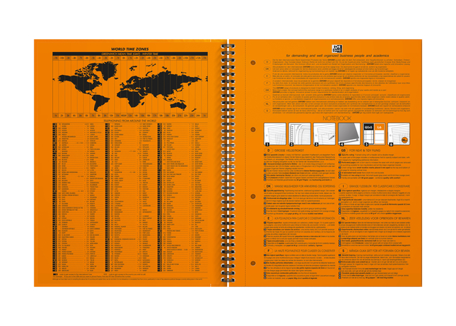 Spiraalblok Oxford International Notebook A4+ 160 pagina's lijn — Foto 2 van 2