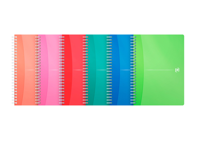 Spiraalblok Oxford MyColours A5 lijn 90vel assorti afbeelding