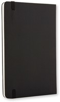 Notitieboek Moleskine large 130x210mm blanco zwart-3
