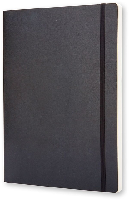 Notitieboek Moleskine XL 190x250mm blanco zwart — Foto 2 van 2