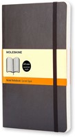 Notitieboek Moleskine large 130x210mm lijn zwart