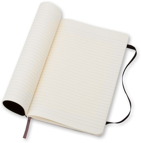 Notitieboek Moleskine large 130x210mm lijn zwart-3