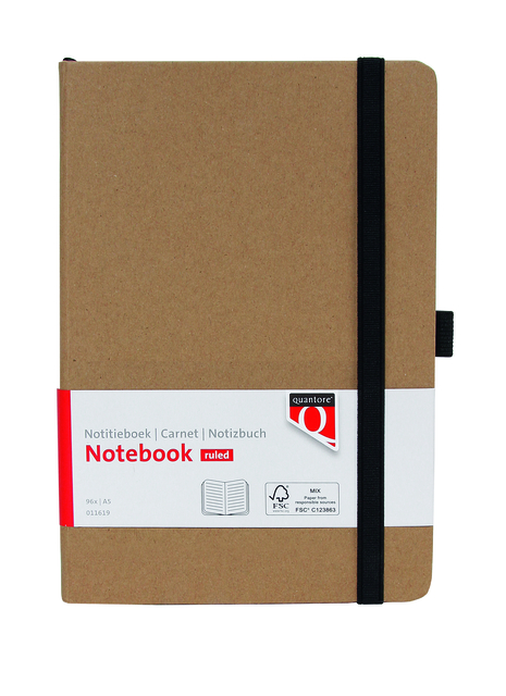 Notitieboek Quantore A5 lijn kraft afbeelding