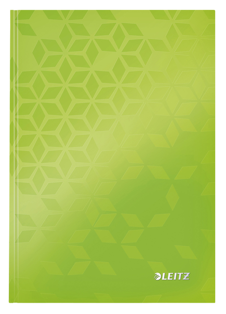 Notitieboek Leitz WOW A5 160blz 90gr lijn groen afbeelding