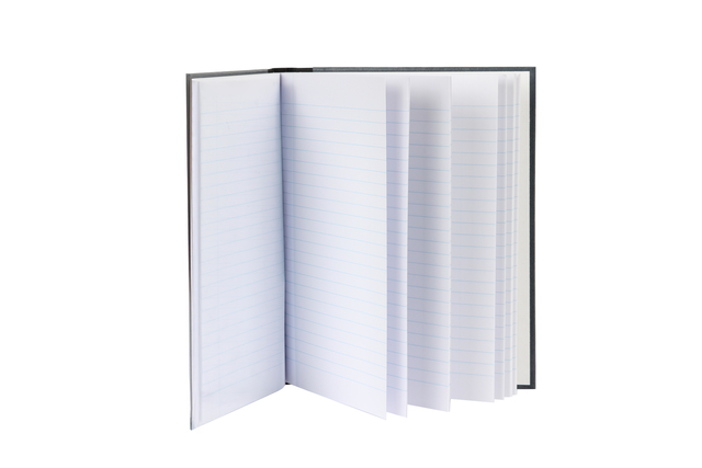 Notitieboek Djois Atlanta Excellent genaaid 210x165mm 96blz lijn grijs gewolkt — Foto 2 van 2