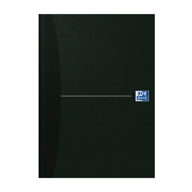 Notitieboek Oxford Office Essentials A4 96vel lijn zwart afbeelding