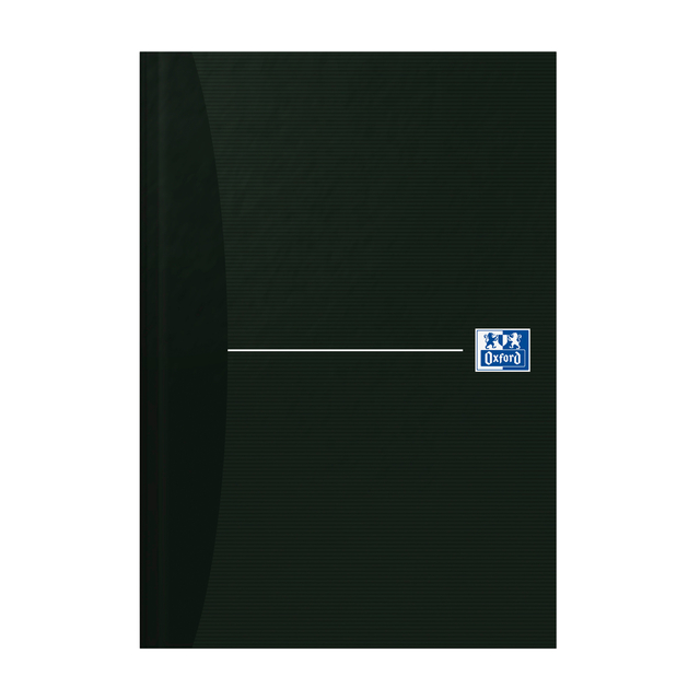 Notitieboek Oxford Office Essentials A5 96vel lijn zwart afbeelding