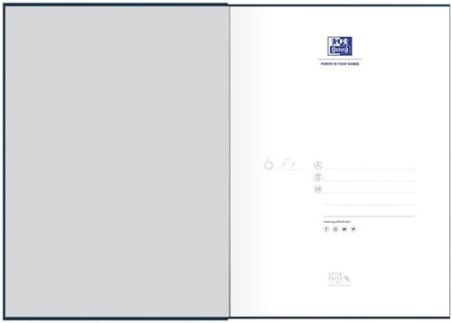 Notitieboek Oxford Office Essentials A4 lijn 192 pagina' s 80gr blauw-2