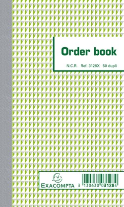 Orderboek Exacompta 175x105mm 50x2vel