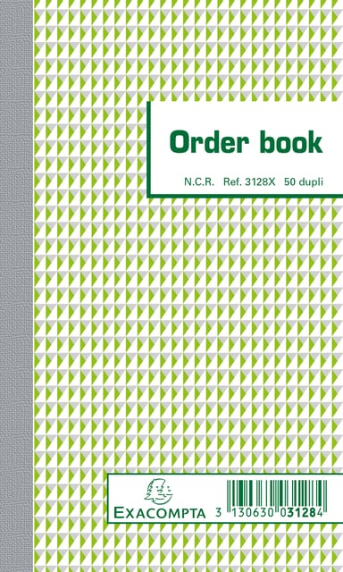 Orderboek Exacompta 175x105mm 50x2vel