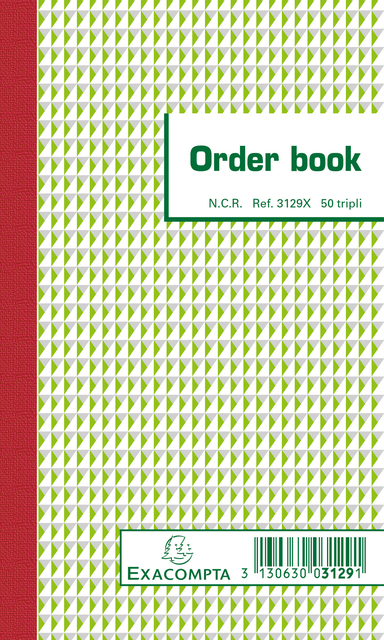 Orderboek Exacompta 175x105mm 50x3vel afbeelding