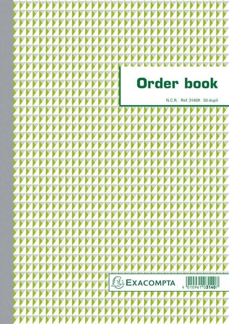 Orderboek Exacompta 297x210mm 50x2vel