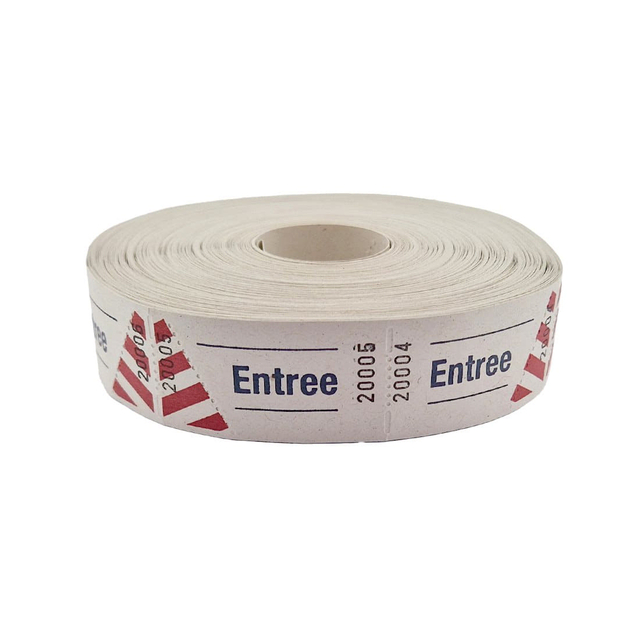 Entreebewijs Combicraft nummering 1-1000 wit afbeelding