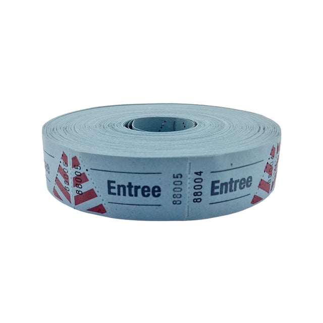 Entreebewijs Combicraft nummering 1-1000 blauw afbeelding