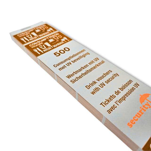 Consumptiebon Combicraft UV beveiliging 500 stuks oranje — Foto 2 van 2
