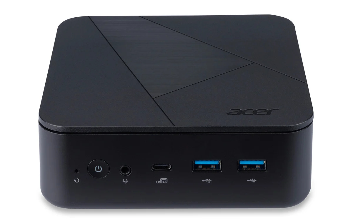 Acer Veriton VN1502G-12H5U Intel® Core™ i5 i5-12450H 0 GB DDR4-SDRAM SSD Mini PC Zwart
