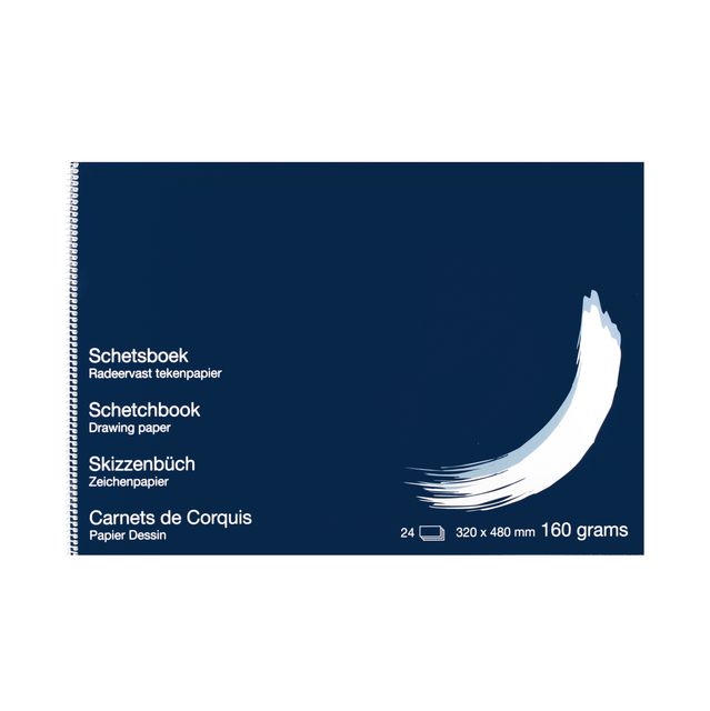 Schetsboek Papyrus 320x480mm 160gr 24vel afbeelding