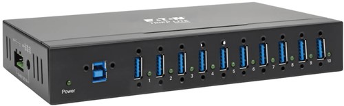 Tripp Lite U360-010-IND interface hub USB 3.2 Gen 1 (3.1 Gen 1) Type-B 5000 Mbit/s Zwart