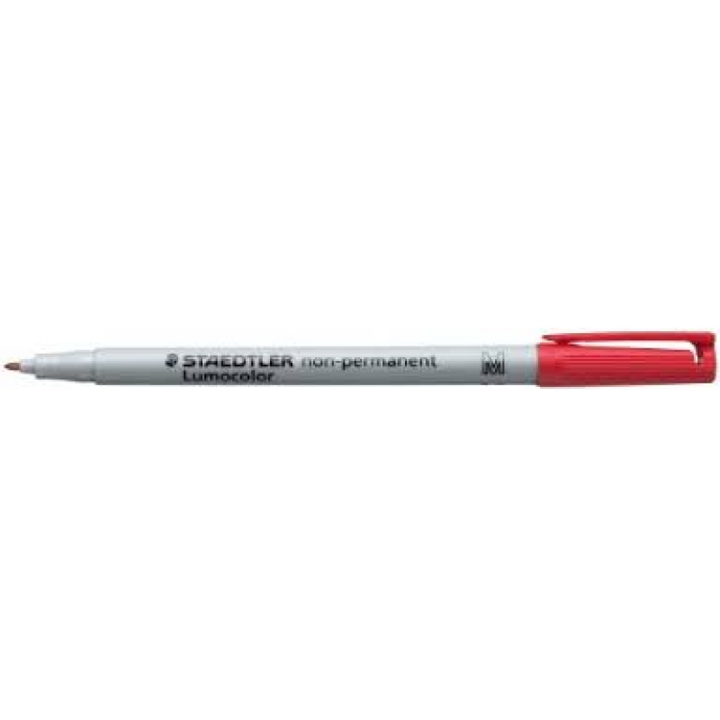 Viltstift Staedtler Lumocolor 315 non permanent M rood afbeelding