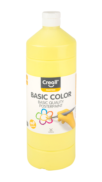 Plakkaatverf Creall basic lichtgeel 1000ml afbeelding