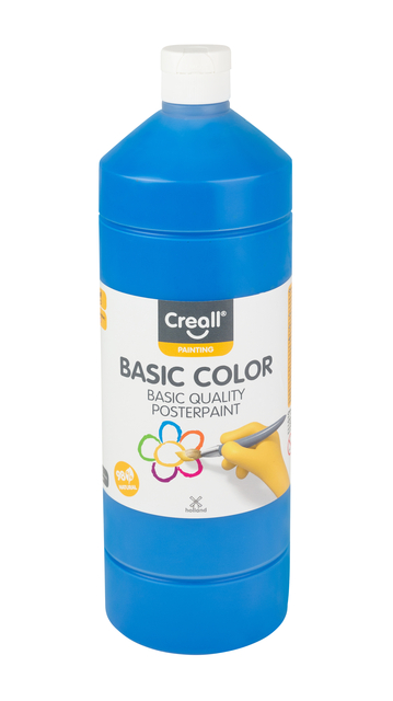 Plakkaatverf Creall basic blauw 1000ml afbeelding