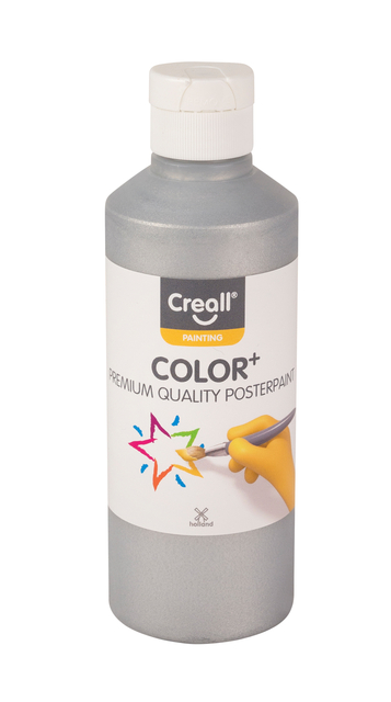 Plakkaatverf Creall zilver 250ml afbeelding