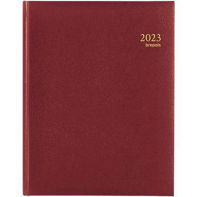 Agenda 2026 Brepols Timing Lima 7dagen/2pagina&apos;s bordeaux afbeelding