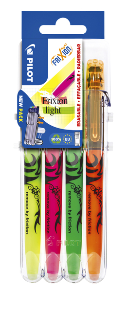 Markeerstift Pilot friXion assorti Set2Go à 4 stuks afbeelding