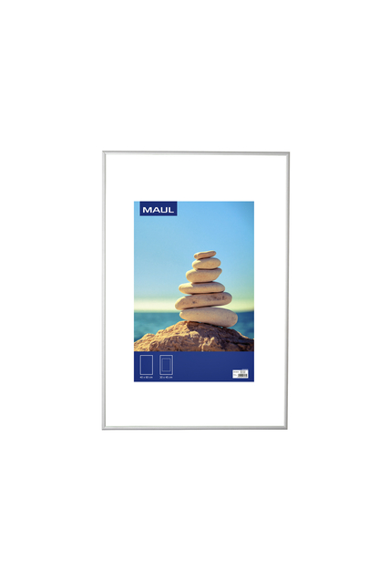 Fotolijst MAUL design 40x60cm aluminium frame zilver afbeelding