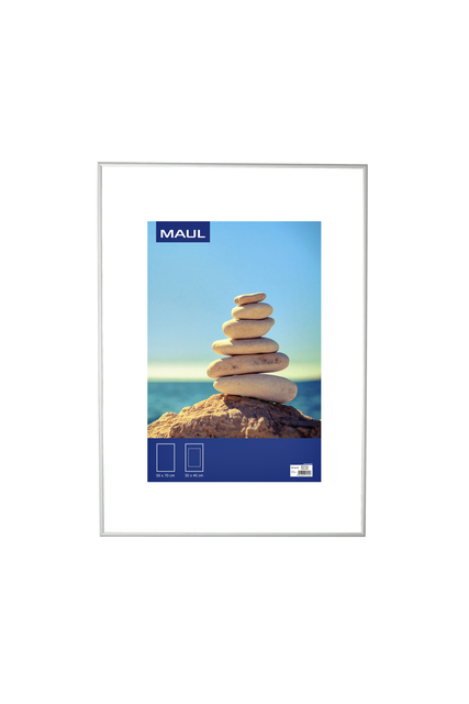 Fotolijst MAUL design 50x70cm aluminium frame zilver afbeelding