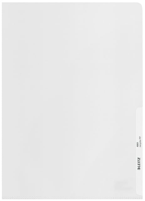 Insteekmap L-model Leitz Recycle A4 0.10mm PP transparant 25 stuks afbeelding