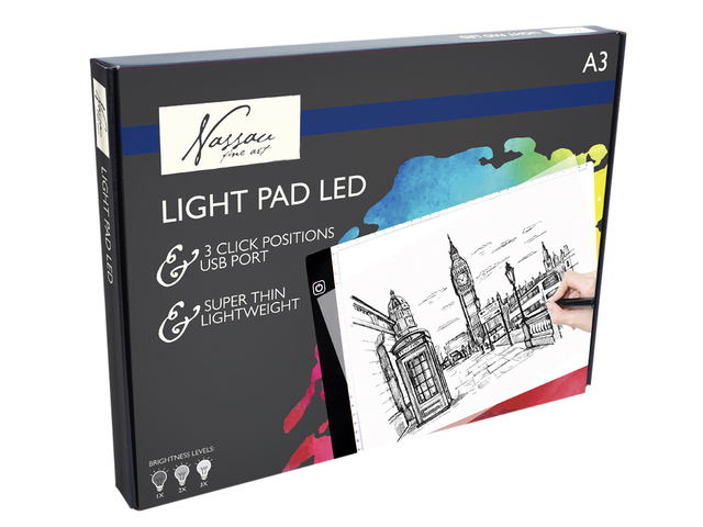 Lichtbak Art Sensations led A3 afbeelding