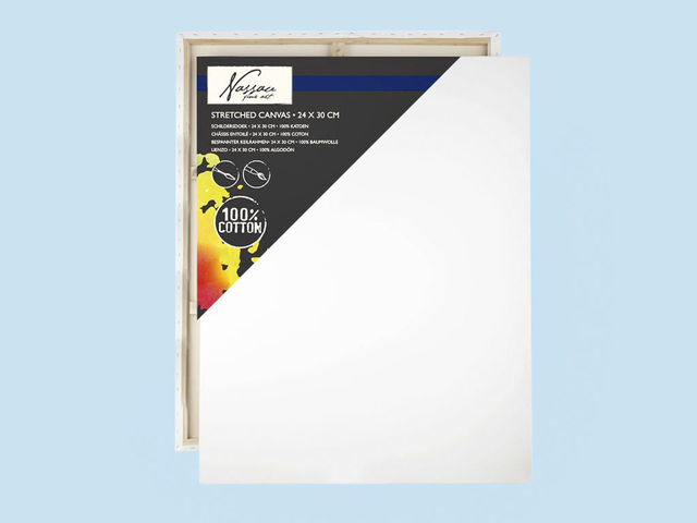 Canvas Nassau fine art 24x30cm 100% katoen afbeelding