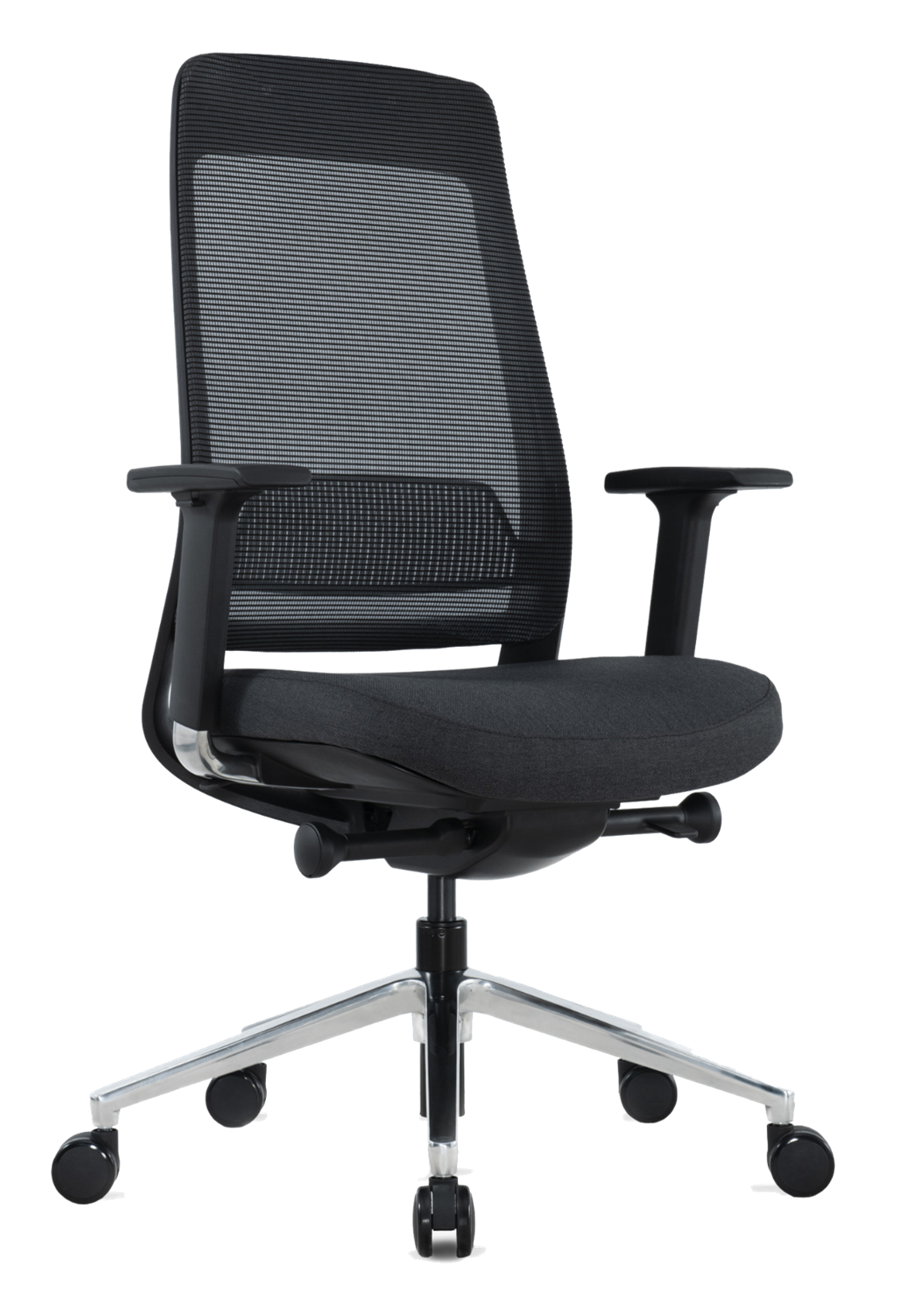 Bureaustoel OfficeSeat 100N, EN1335, zwart afbeelding