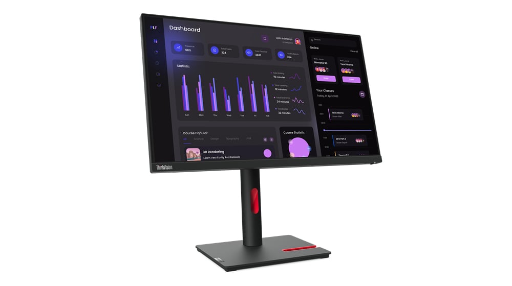 Lenovo ThinkVision T24i-30 LED display 60 5 cm (23.8") 1920 x 1080 Pixels Full HD Zwart