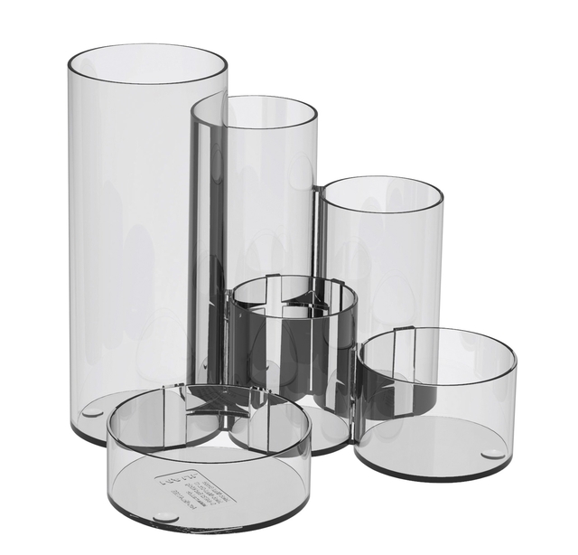 Pennenkoker MAUL Tubo helder transparant 6-vaks Ø15x12.5cm afbeelding
