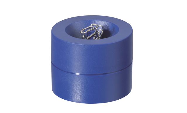 Papercliphouder MAUL Pro magnetisch Ø73x60mm blauw afbeelding