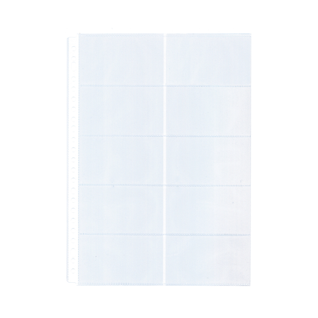 Showtas Kangaro A4 23-gaats PP 0.12mm voor 10 visitekaartjes 10 stuks afbeelding