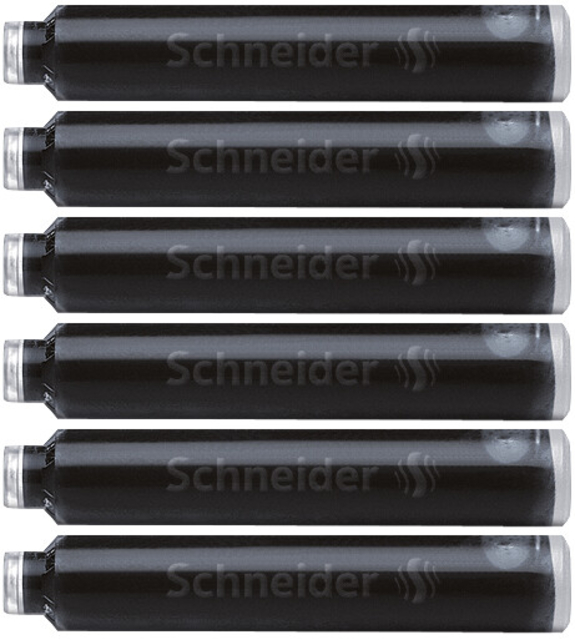Inktpatroon Schneider din zwart doos à 6 stuks — Foto 2 van 2