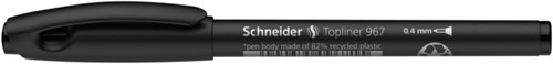 Fineliner Schneider Topliner 967 0.4mm zwart-2