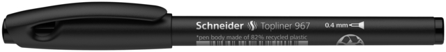 Fineliner Schneider Topliner 967 0.4mm zwart — Foto 2 van 2
