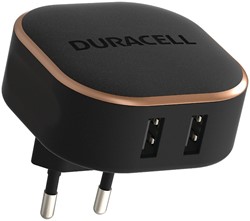 Duracell DRACUSB14-EU oplader voor mobiele apparatuur Zwart