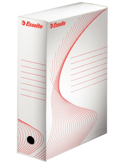 Archiefdoos Esselte standaard 100mm 352x250 wit afbeelding