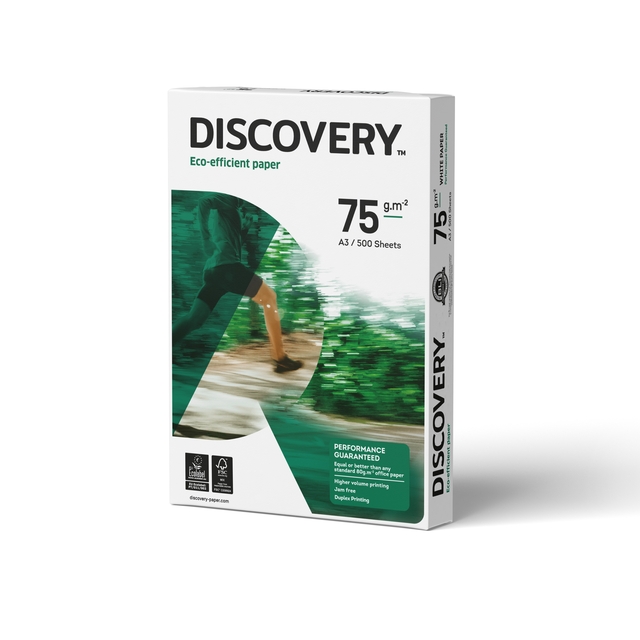 Kopieerpapier Discovery A3 75gr wit 500 vel afbeelding